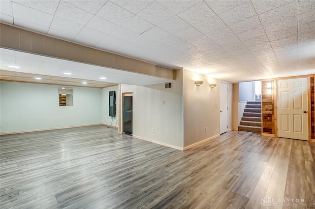 interior space featuring hardwood / wood-style flooring