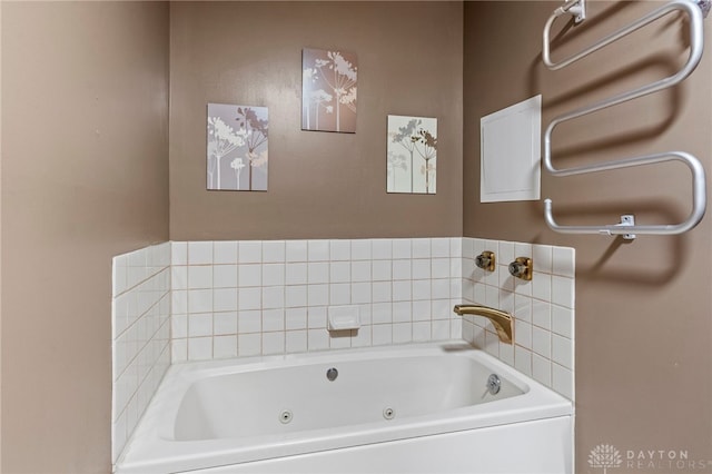 bathroom with a bathing tub