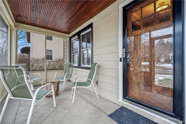 exterior space featuring covered porch