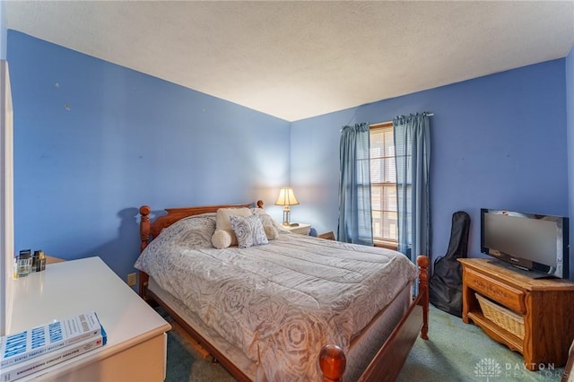 bedroom featuring carpet flooring