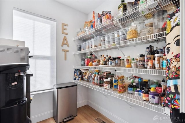 view of pantry