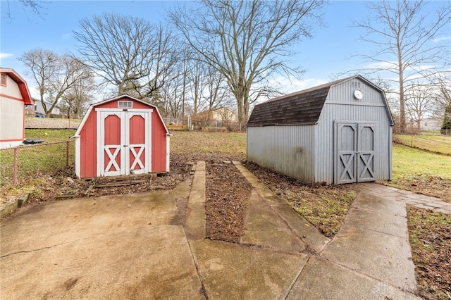 view of outdoor structure