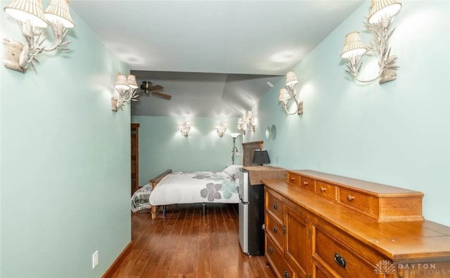 bedroom featuring hardwood / wood-style flooring