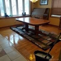 view of unfurnished dining area