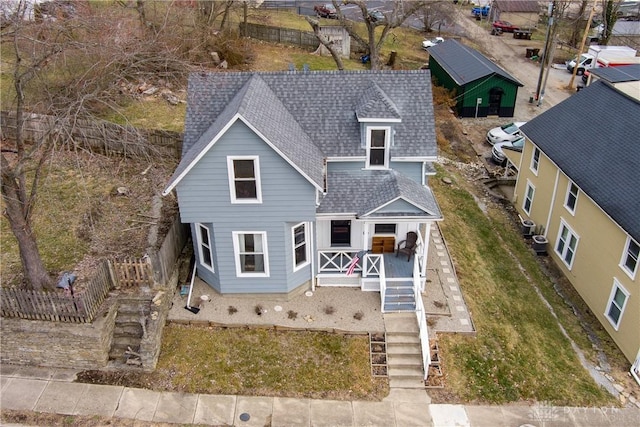 view of front of home