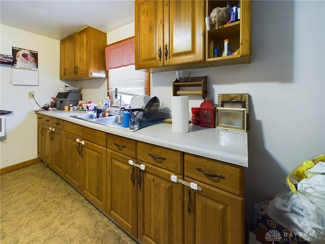 kitchen featuring sink