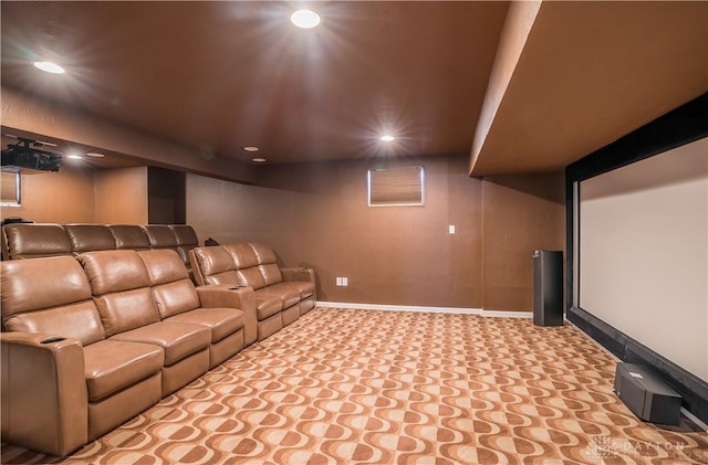 view of home theater