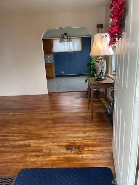 dining area with hardwood / wood-style flooring and a wealth of natural light