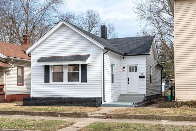 view of bungalow-style house