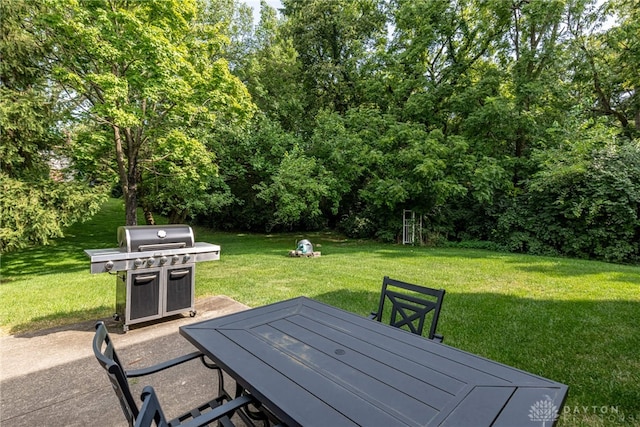 view of patio / terrace with grilling area