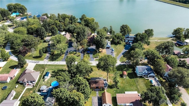 birds eye view of property featuring a residential view