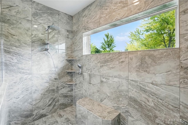 300 Grassy Creek Way, Washington Twp, OH 45458 - full bathroom with tiled shower