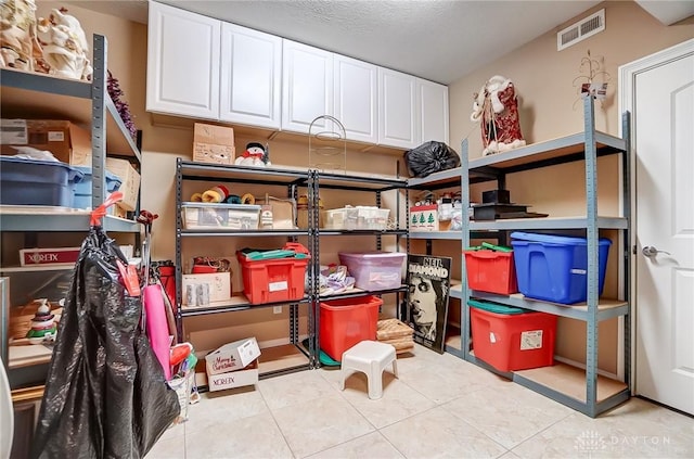 view of storage room