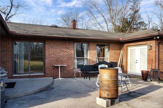 view of patio featuring outdoor lounge area