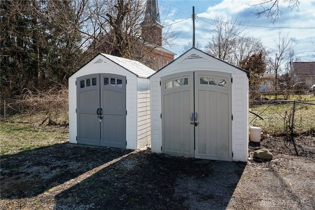 view of outbuilding