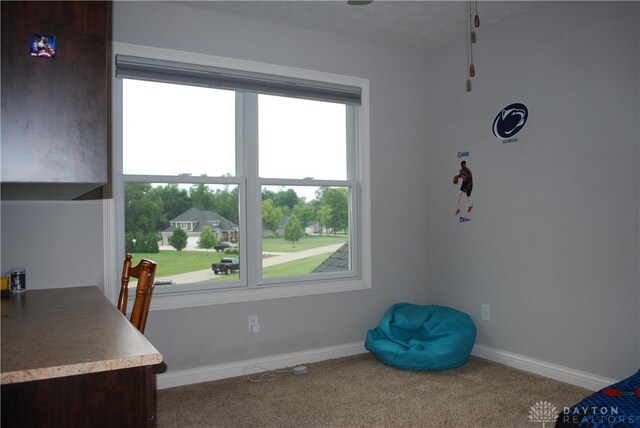 unfurnished bedroom featuring carpet flooring