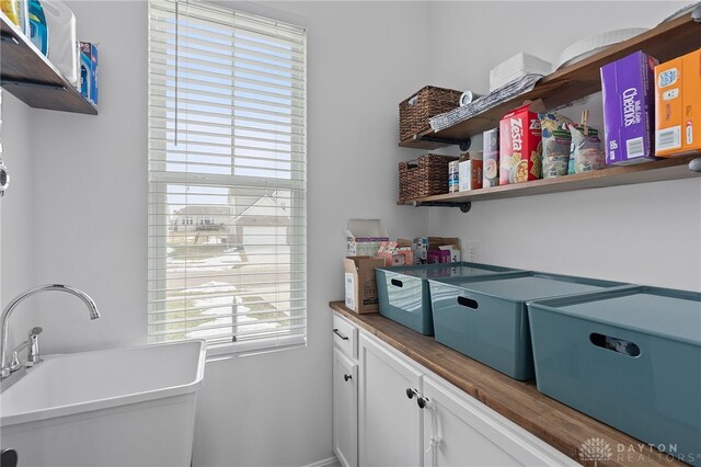 view of laundry room