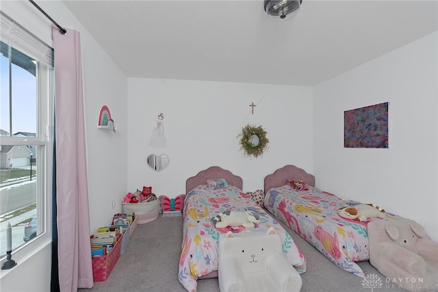 bedroom featuring carpet floors