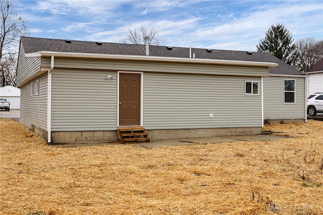 view of back of property