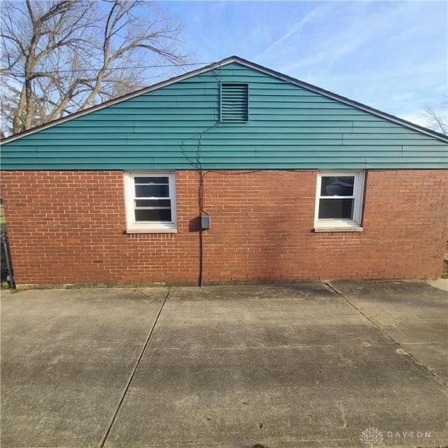 view of home's exterior featuring a patio