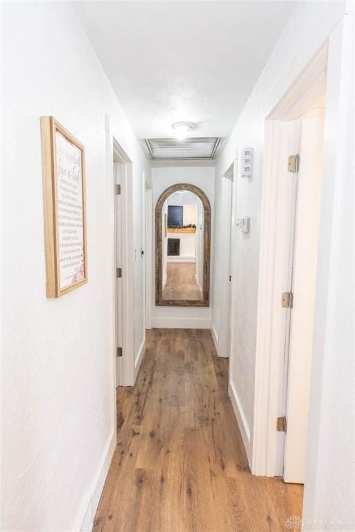 330 W Spring St, Eaton, OH 45320 - corridor featuring light wood-style floors and baseboards
