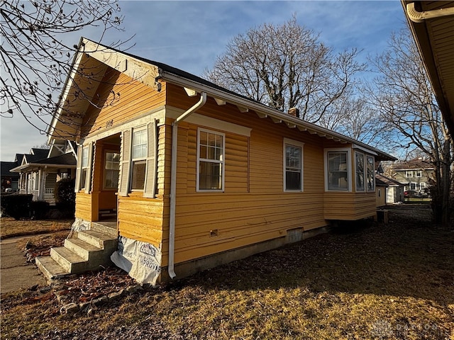 view of property exterior