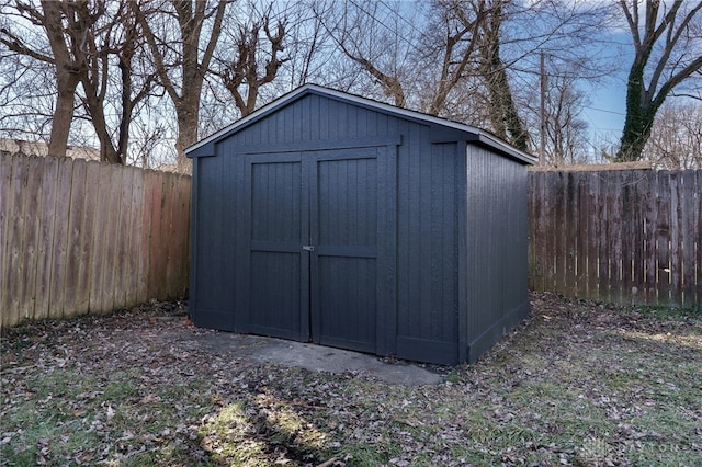 view of outbuilding