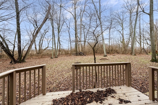 view of deck