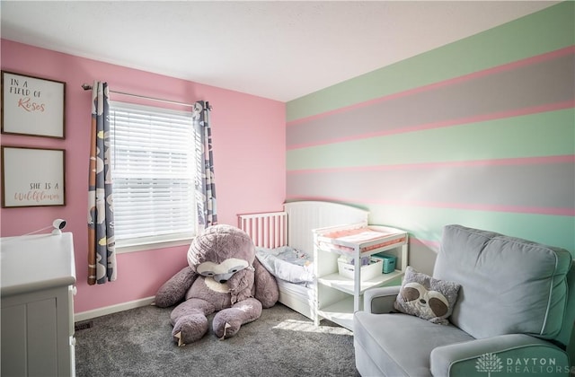 bedroom with carpet flooring