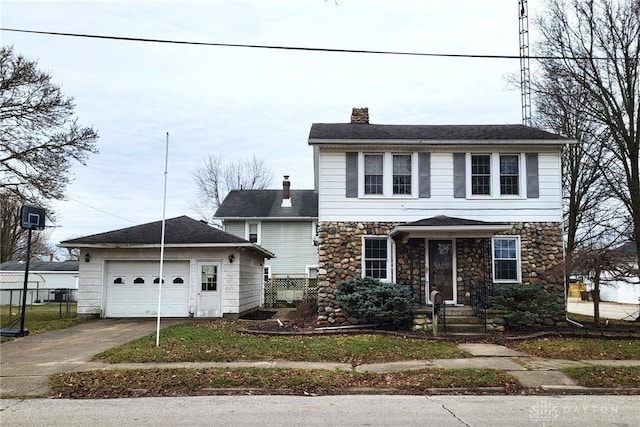 view of front of property