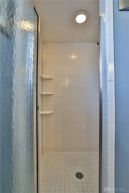 bathroom with walk in shower