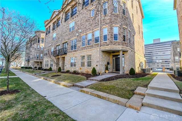 view of property featuring central AC