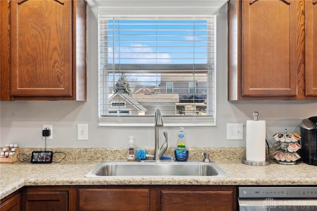 kitchen featuring sink and stainless steel dishwasher