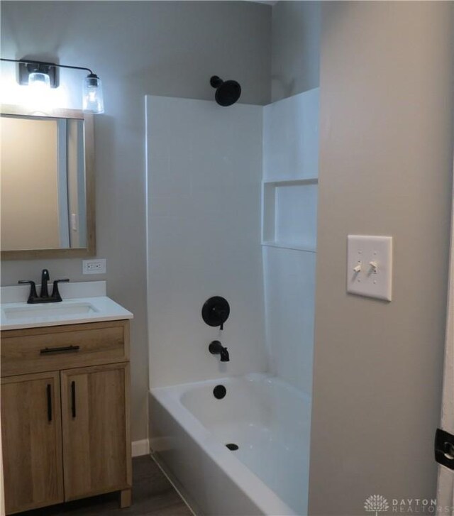 1148 Hamilton, Sidney, OH 45365 - bathroom featuring shower / bathtub combination and vanity