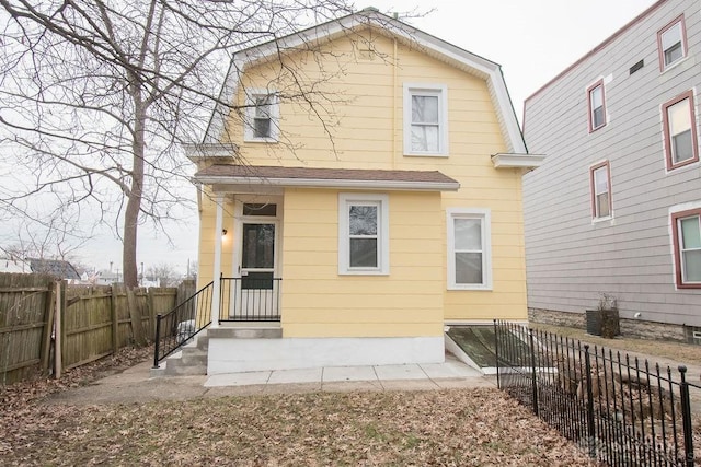 view of rear view of house