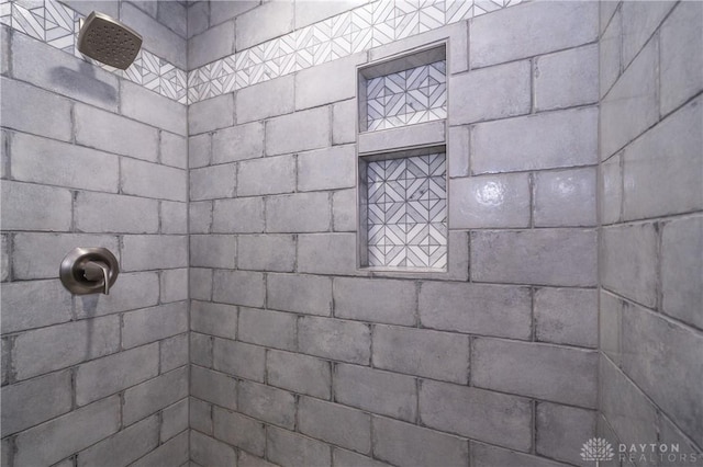 bathroom with walk in shower