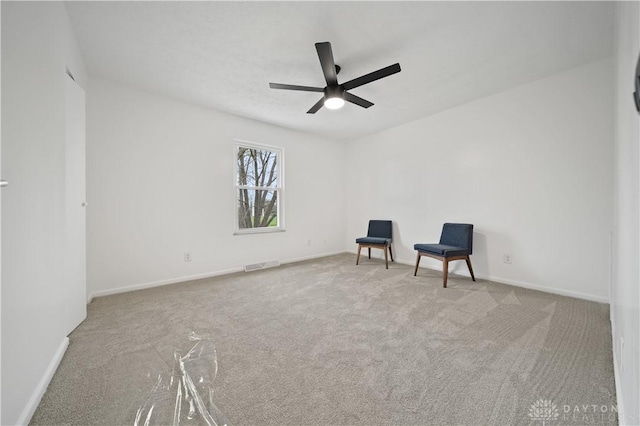 4260 Penny Pike, German Twp, OH 45502 - unfurnished room featuring carpet flooring, ceiling fan, and baseboards