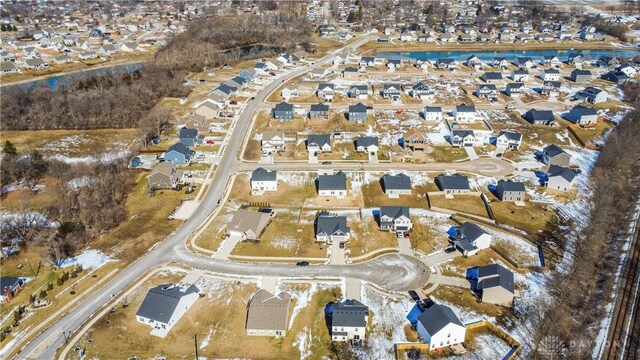 1605 Ashbury Ct, Franklin, OH 45005 - drone / aerial view with a residential view