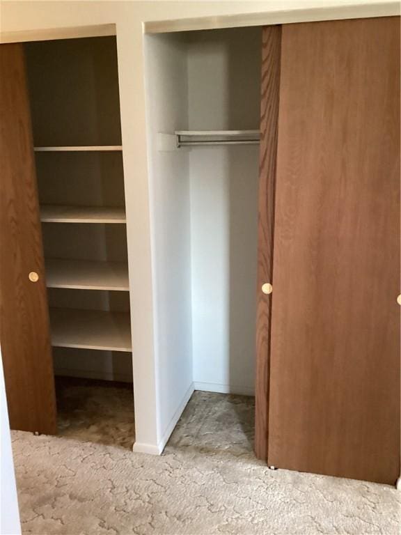 view of closet