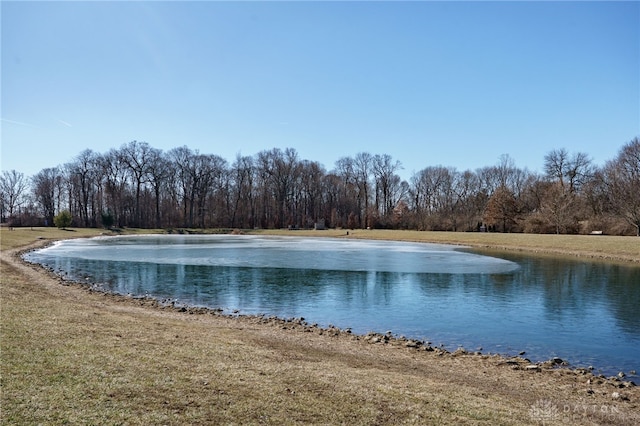 view of water feature