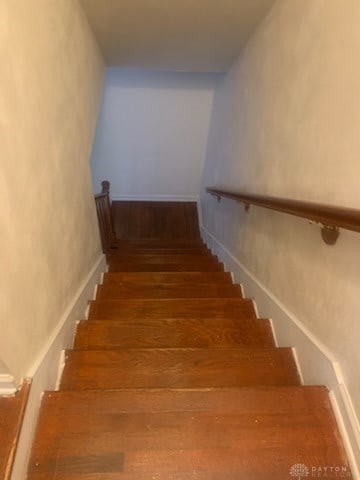 view of stairs