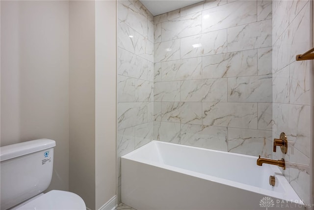 2220 Tandem Dr, Xenia, OH 45385 - bathroom featuring tiled shower / bath combo and toilet