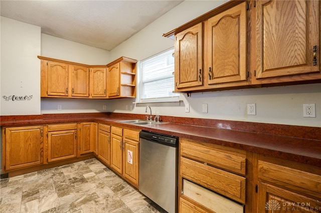 kitchen featuring sink and stainless steel dishwasher