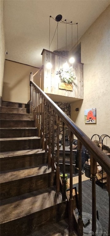 view of stairs