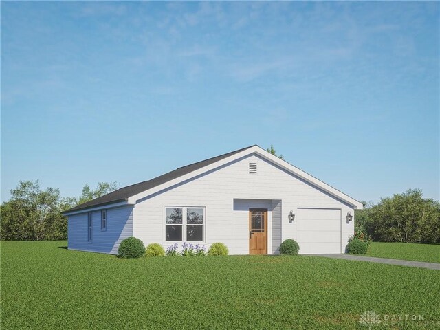 608 Diamond Loop, Middletown, OH 45044 - single story home featuring a garage and a front lawn