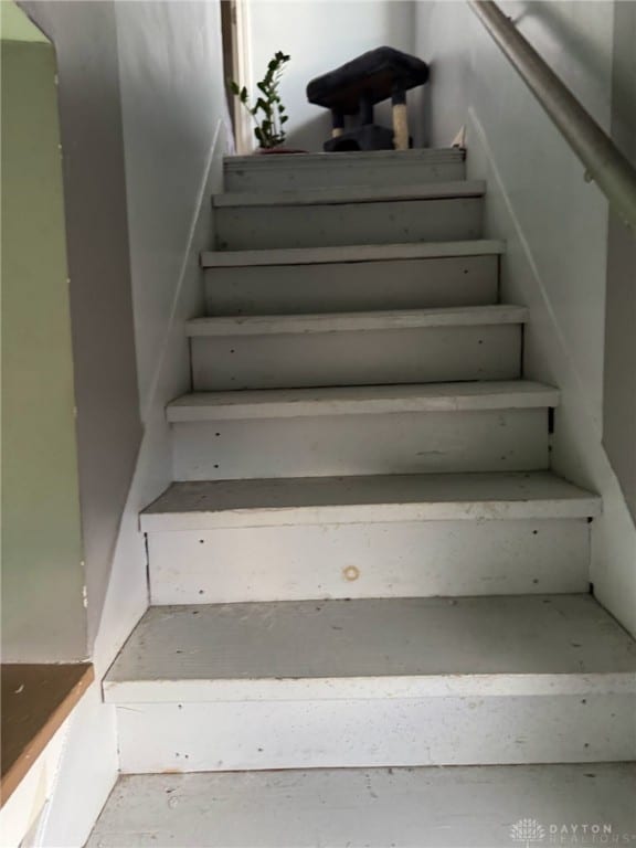 view of stairs