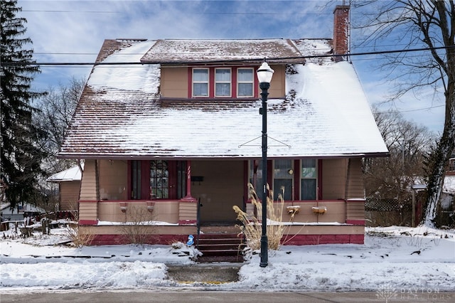 view of front of house featuring a porch