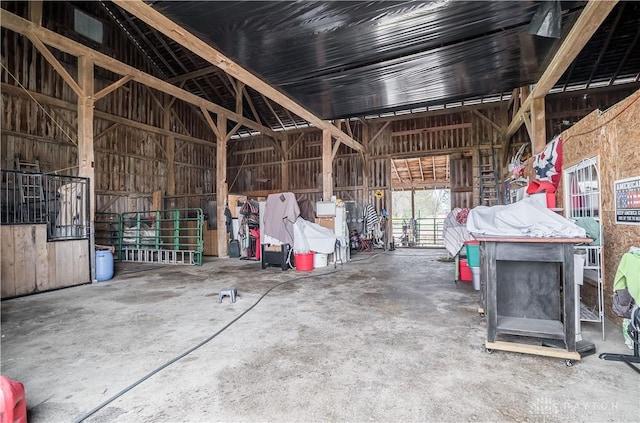 miscellaneous room featuring concrete floors