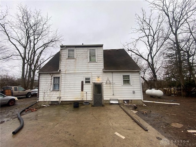 view of rear view of property