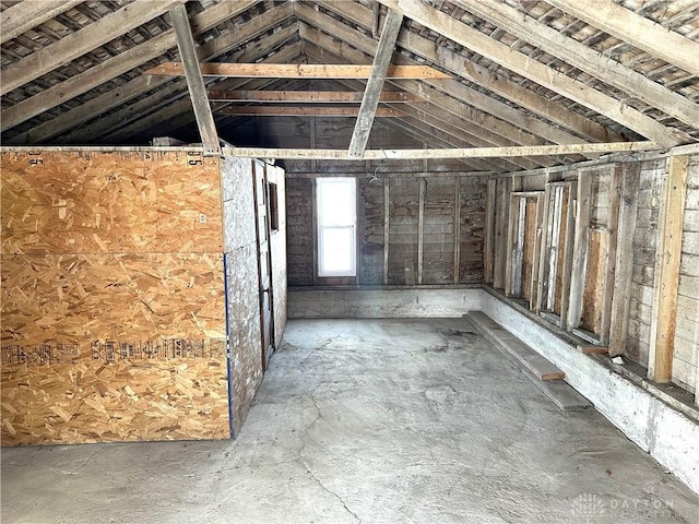 view of storage room